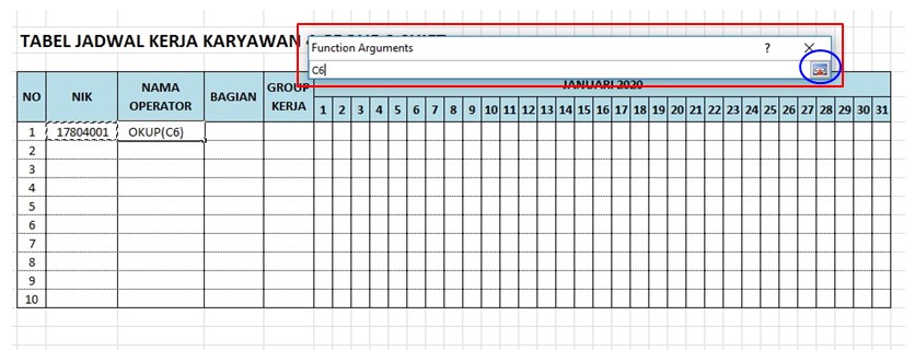 Cara Membuat Jadwal Kerja Karyawan Dengan Fungsi Vlookup Pada Excel