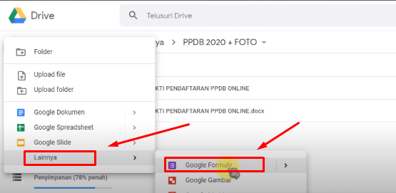 Membuat formulir PPDB Onlien