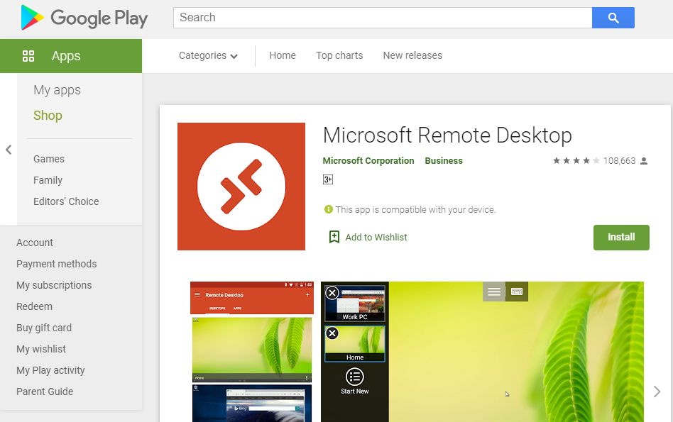 Aplikasi Remote Desktop Android