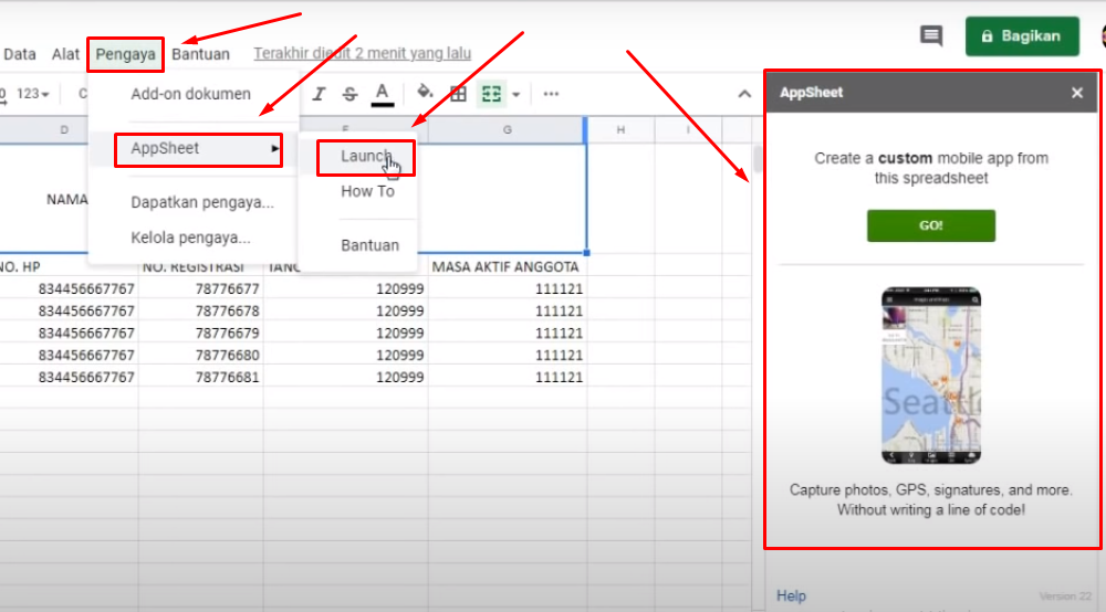 Cara Membuat Dokumen Excel Menjadi Aplikasi Android -