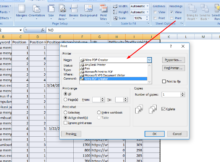 Cara set print area excel 2007