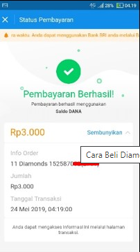 top up game dana