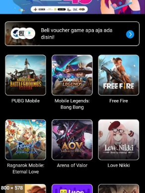 Top up Game dana
