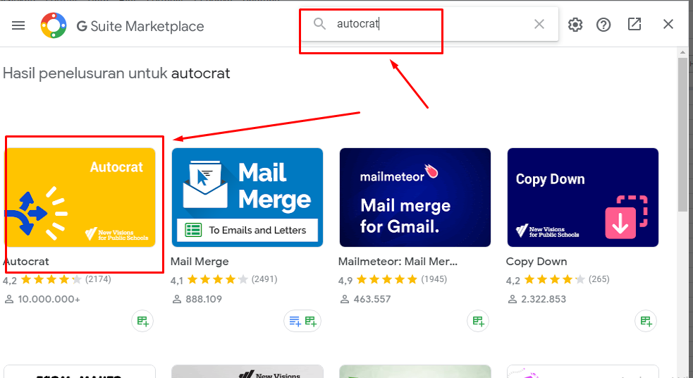 plugin add-on autocrat