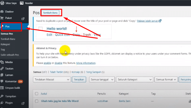 Google form Quiz di wordpress