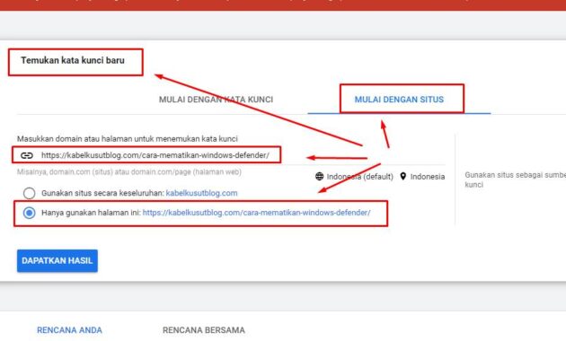 Cara Riset Keyword Dengan Google Keyword Planner