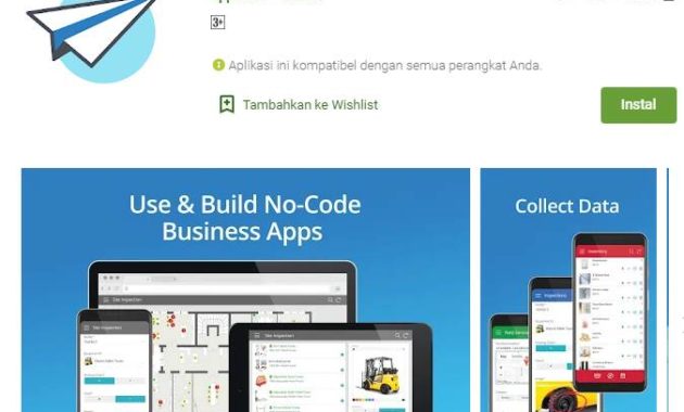 Aplikasi Appsheet