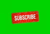 green screen animasi subscribe