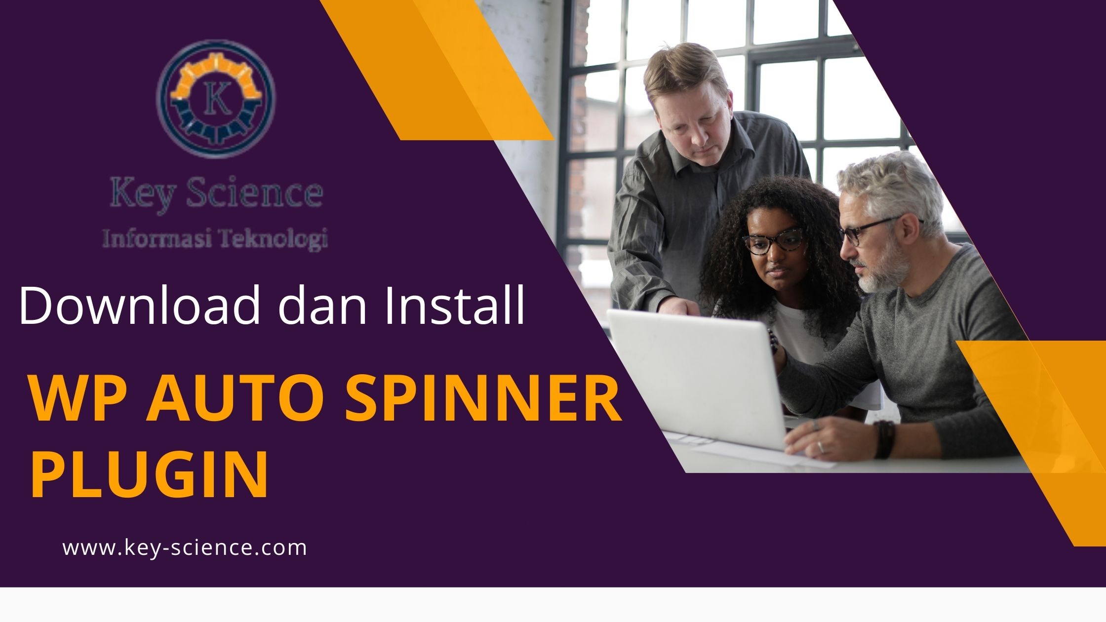 download dan install wp auto spinner plugin