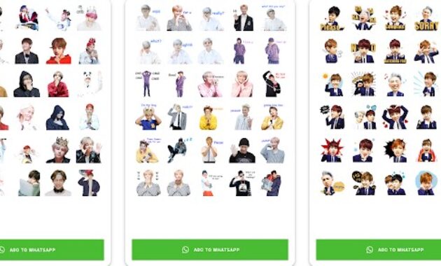 K-pop stiker wa